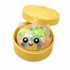Mystery Squishy Dumpling Paillette Licorne 5,5 ou 8,5 Cm