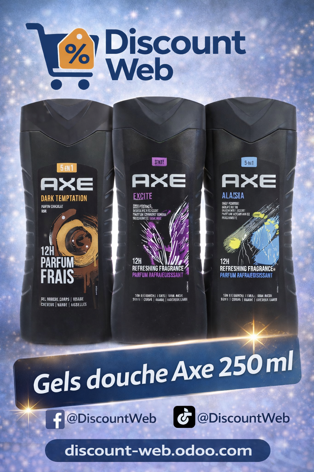 Gel douche Axe 250ml