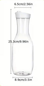 Bouteille nettoyable pour jus ou lait.