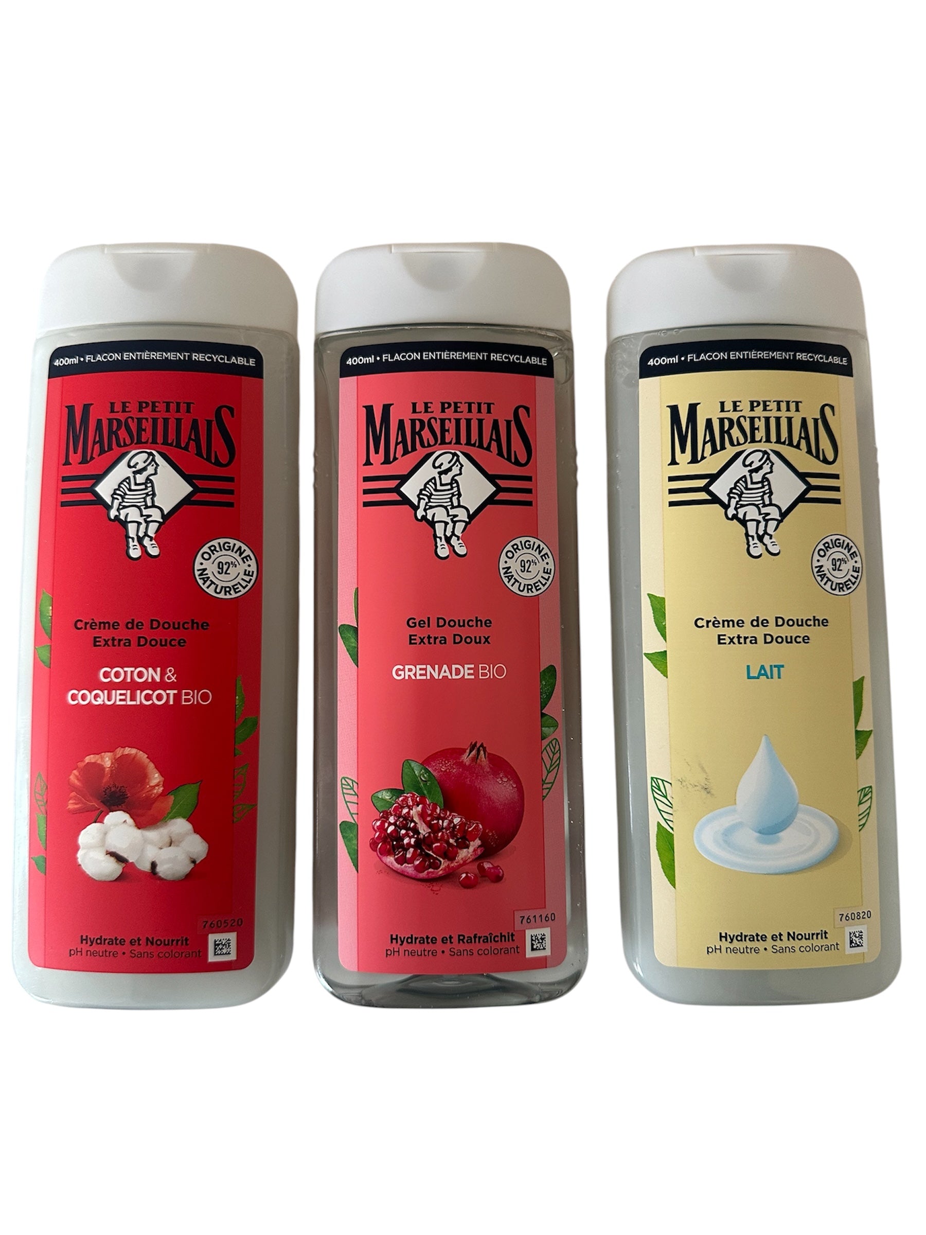 Gels douche extra doux Le petit Marseillais