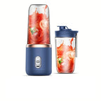 Bouteille mixeuse portable électrique à 6 lames, mixeur à jus multifonction pour smoothies et jus frais, gobelet pour piler la glace, robot culinaire