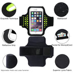 Brassard de sport HAISSKY 5 pouces pour iPhone 13, 12 Mini, 11 Pro, 6, 6s, 7, 8, SE (2022/2020) - Pochette pour le bras et le poignet