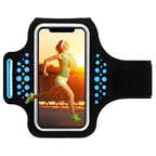Brassard de sport HAISSKY 5 pouces pour iPhone 13, 12 Mini, 11 Pro, 6, 6s, 7, 8, SE (2022/2020) - Pochette pour le bras et le poignet