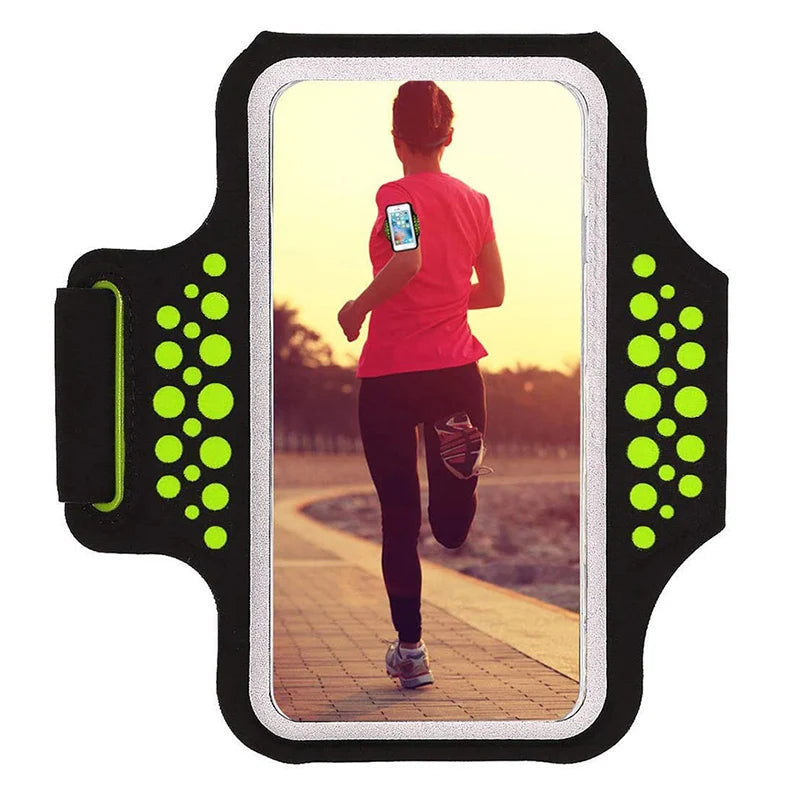 Brassard de sport HAISSKY 5 pouces pour iPhone 13, 12 Mini, 11 Pro, 6, 6s, 7, 8, SE (2022/2020) - Pochette pour le bras et le poignet